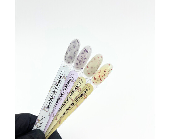 Зображення 4 Моделюючий гель з сухоцвітами Touch Builder Gel Gardens №03, 15 мл, Об'єм (мл, г): 15, Колір: 03