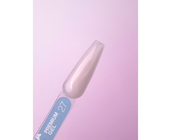 Зображення 3 Гель для нарощування нігтів LUNAMoon Premium Gel №27, 30 мл, Об'єм (мл, г): 30, Колір: 27
