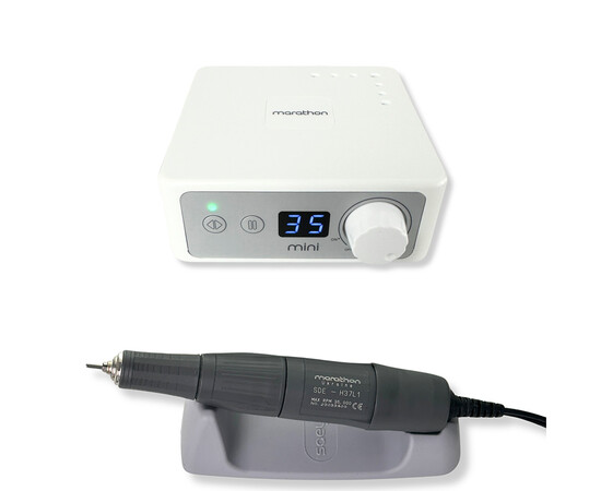 Зображення 3 Фрезер для манікюру Saeyang Marathon K35-mini з ручкою H37L1 35000 об/хв, 50 Вт білий