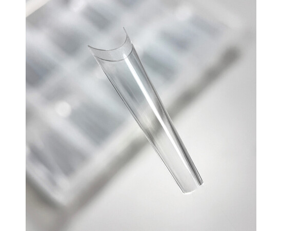 Зображення 2 Тіпси для нарощування гелеві довгі Touch Extra Long Almond Мигдаль, 240 шт