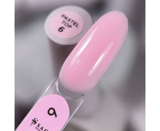 Изображение 2 Топ для гель-лака Saga Professional Top Pastel №06, 10 мл, Объем (мл, г): 10, Цвет: 06