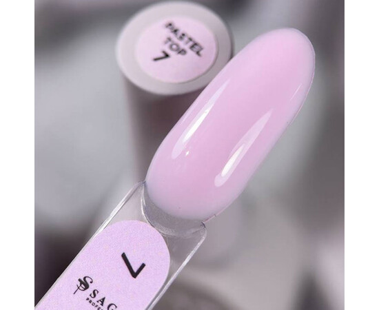 Зображення 2 Топ для гель-лаку Saga Professional Top Pastel №07, 10 мл, Об'єм (мл, г): 10, Колір: 07