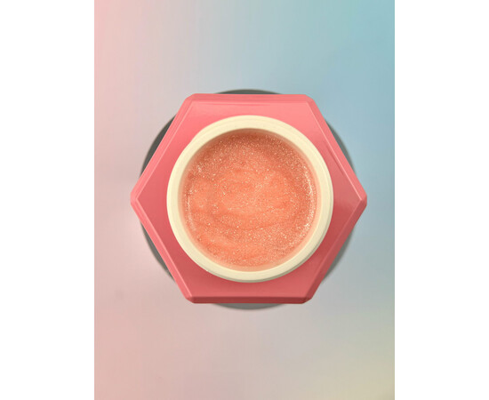 Изображение 3 Жидкий гель для укрепления и моделирования ногтей You Are Cute Bottle Gel 11 персико-розовый с шимером, 15 мл, Объем (мл, г): 15, Цвет: 11