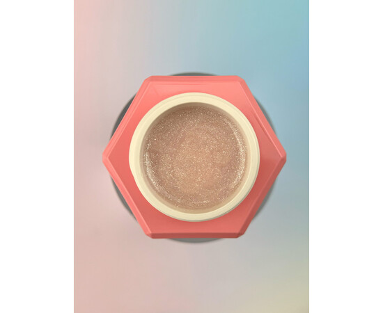 Изображение 3 Жидкий гель для укрепления и моделирования ногтей You Are Cute Bottle Gel 06 бежево-молочный с шимером, 15 мл, Объем (мл, г): 15, Цвет: 06