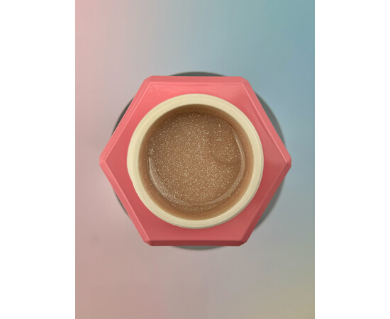 Зображення 3 Рідкий гель для зміцнення та моделювання нігтів You Are Cute Bottle Gel 07 рожево-бежевий з шимером, 15 мл, Об'єм (мл, г): 15, Колір: 07