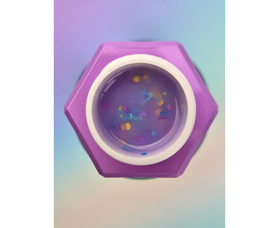 Зображення 3 Гель для нарощування You Are Cute Builder Gel 26 з декором світло-бузковий, 15 мл, Об'єм (мл, г): 15, Колір: 26
