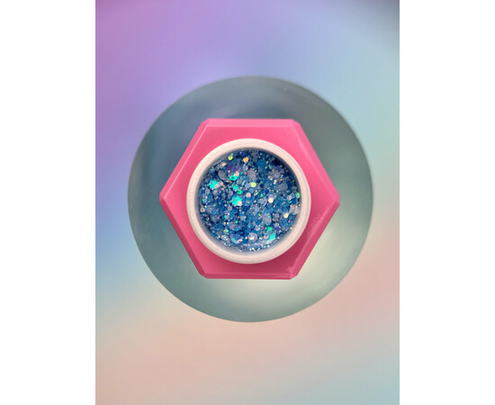 Зображення 3 Блискітки для нігтів You Are Cute Glitter Gel 04, 5 мл, Об'єм (мл, г): 5, Колір: 04