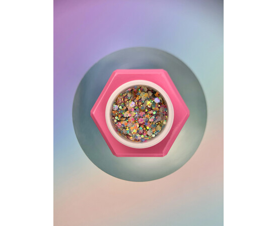 Зображення 3 Блискітки для нігтів You Are Cute Glitter Gel 06, 5 мл, Об'єм (мл, г): 5, Колір: 06