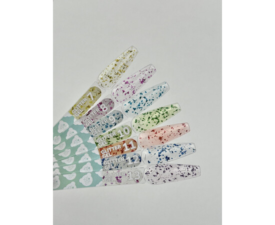 Зображення 5 Блискітки для нігтів You Are Cute Glitter Gel 10, 5 мл, Об'єм (мл, г): 5, Колір: 10