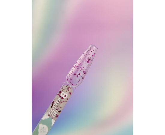 Зображення 2 Блискітки для нігтів You Are Cute Glitter Gel 08, 5 мл, Об'єм (мл, г): 5, Колір: 08