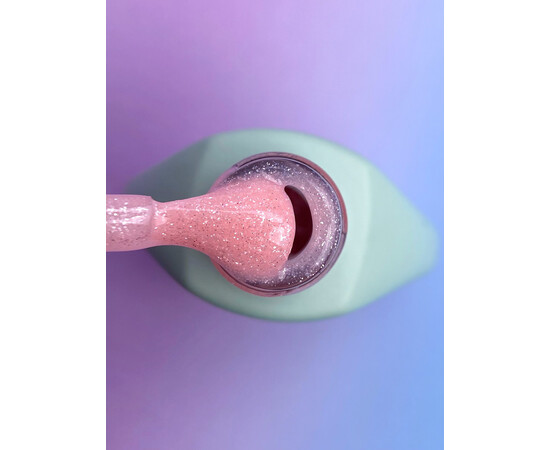 Зображення 3 Рідкий гель для зміцнення та моделювання нігтів You Are Cute Bottle Gel 11 персико-рожевий з шимером, 5 мл, Об'єм (мл, г): 5, Колір: 11