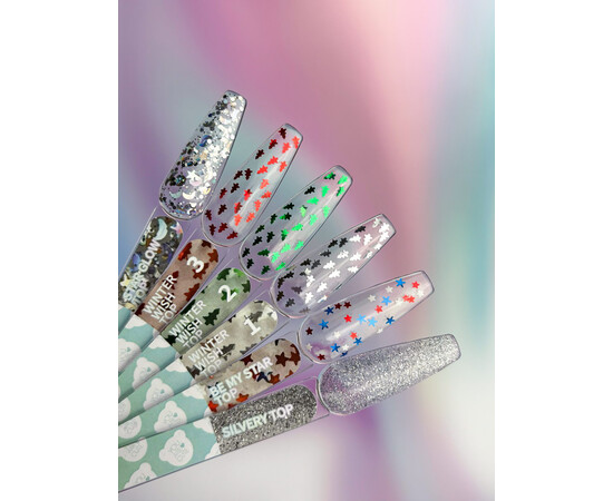 Зображення 4 Топ для гель-лаку You Are Cute Top Winter Wish 02, 5 мл, Об'єм (мл, г): 5, Колір: 02