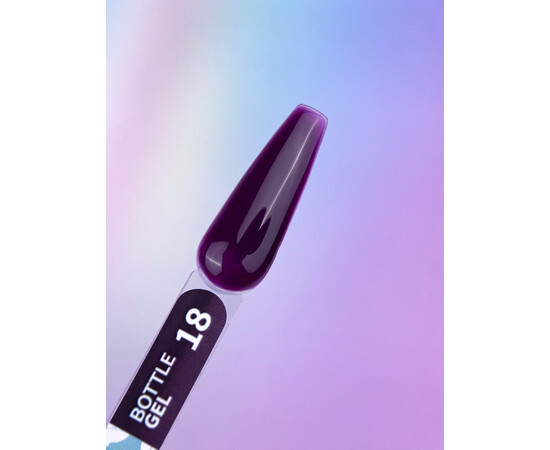 Зображення 2 Рідкий гель для зміцнення та моделювання нігтів You Are Cute Bottle Gel 18 бордовий, 15 мл, Об'єм (мл, г): 15, Колір: 18