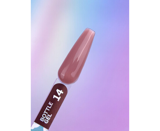 Зображення 2 Рідкий гель для зміцнення та моделювання нігтів You Are Cute Bottle Gel 14 какао з полуницею, 5 мл, Об'єм (мл, г): 5, Колір: 14