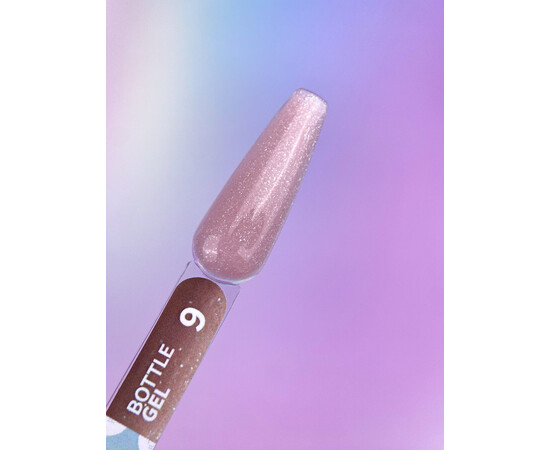 Изображение 2 Жидкий гель для укрепления и моделирования ногтей You Are Cute Bottle Gel 09 нюд с шимером, 5 мл, Объем (мл, г): 5, Цвет: 09