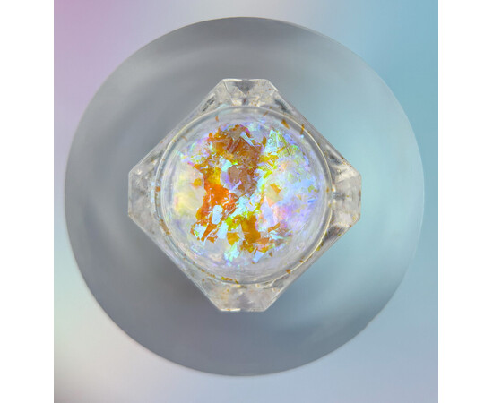Изображение 3 Сухие блестки для ногтей You Are Cute Magic Sparkles 04 желто-голубой хамелеон, 0.2 г, Цвет: 04