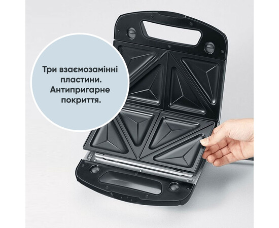 Изображение 3 Бутербродница-вафельница Severin SA 2968, 1000 Вт