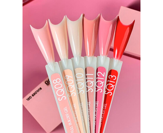 Изображение 2 Моделирующий гель Moon Full Builder Gel SQ10 бежевый молочный, 30 мл, Объем (мл, г): 30, Цвет: SQ10