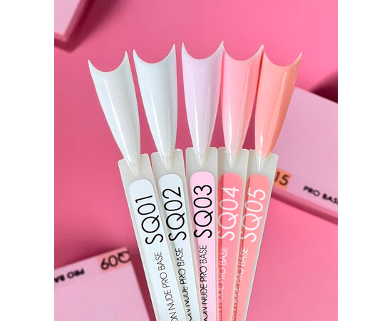 Изображение 2 База для гель-лака Moon Full Nude PRO Base SQ05, 30 мл, Объем (мл, г): 30, Цвет: SQ05