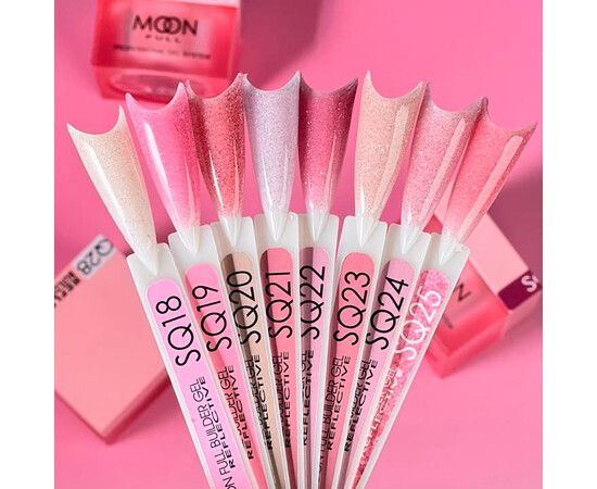 Изображение 3 Моделирующий гель Moon Full Reflective Builder Gel SQ19, 30 мл, Объем (мл, г): 30, Цвет: SQ19