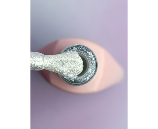 Зображення 3 Гель-лак You Are Cute Color Gel 104 біле срібло з шимером, 5 мл, Об'єм (мл, г): 5, Колір: 104