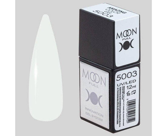 Зображення  Гель-лак Moon Full Amazing Color Gel polish 5003, 12 мл , Об'єм (мл, г): 12, Колір: 5003