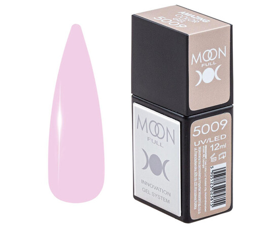 Зображення  Гель-лак Moon Full Amazing Color Gel polish 5009, 12 мл , Об'єм (мл, г): 12, Колір: 5009