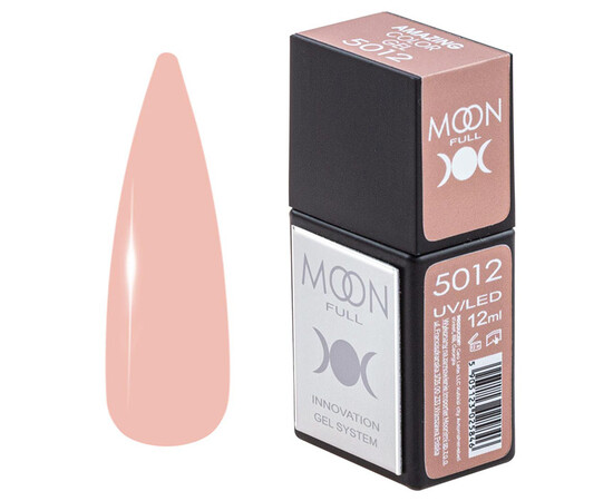 Зображення  Гель-лак Moon Full Amazing Color Gel polish 5012, 12 мл , Об'єм (мл, г): 12, Колір: 5012