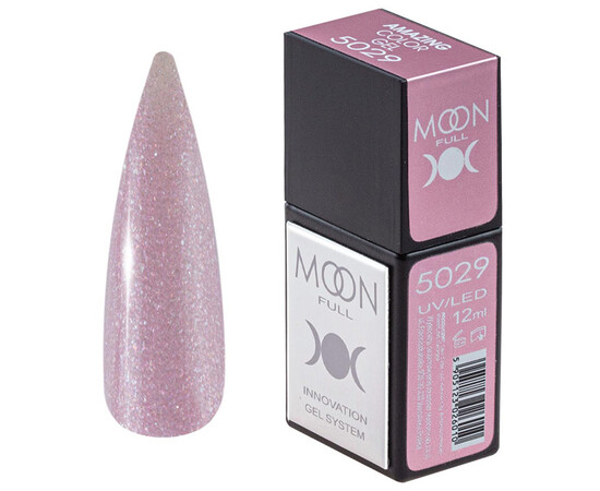 Зображення  Гель-лак Moon Full Amazing Color Gel polish 5029, 12 мл , Об'єм (мл, г): 12, Колір: 5029