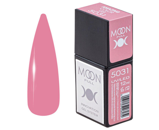Зображення  Гель-лак Moon Full Amazing Color Gel polish 5031, 12 мл , Об'єм (мл, г): 12, Колір: 5031