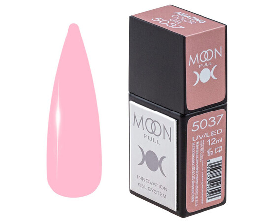 Зображення  Гель-лак Moon Full Amazing Color Gel polish 5037, 12 мл , Об'єм (мл, г): 12, Колір: 5037