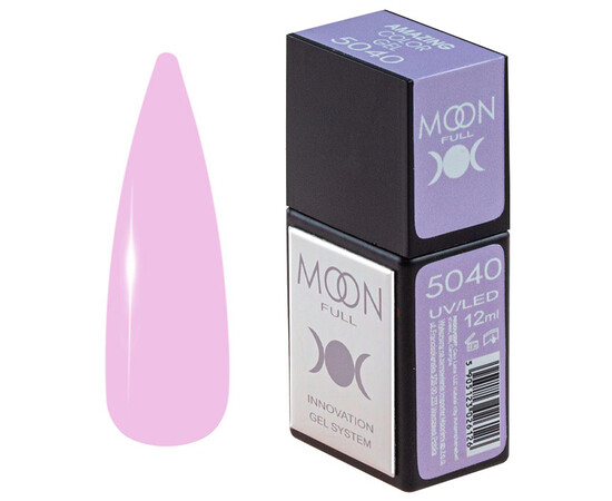 Зображення  Гель-лак Moon Full Amazing Color Gel polish 5040, 12 мл , Об'єм (мл, г): 12, Колір: 5040
