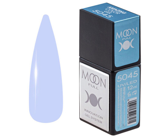Зображення  Гель-лак Moon Full Amazing Color Gel polish 5045, 12 мл , Об'єм (мл, г): 12, Колір: 5045