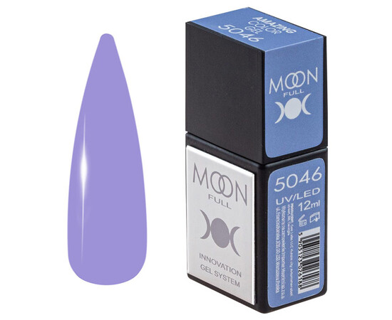 Зображення  Гель-лак Moon Full Amazing Color Gel polish 5046, 12 мл , Об'єм (мл, г): 12, Колір: 5046