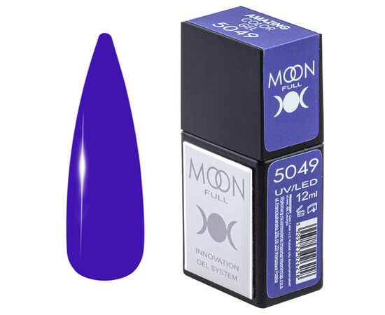 Зображення  Гель-лак Moon Full Amazing Color Gel polish 5049, 12 мл , Об'єм (мл, г): 12, Колір: 5049