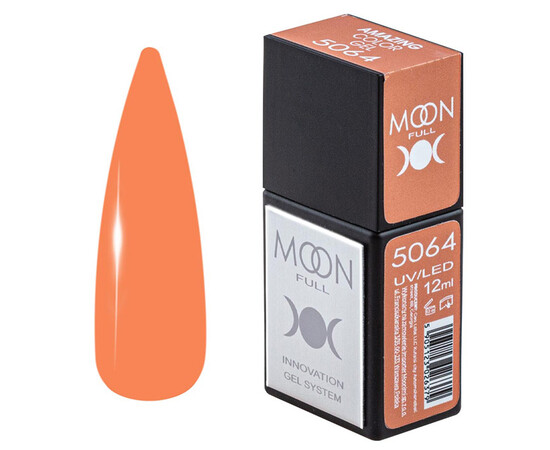 Зображення  Гель-лак Moon Full Amazing Color Gel polish 5064, 12 мл , Об'єм (мл, г): 12, Колір: 5064
