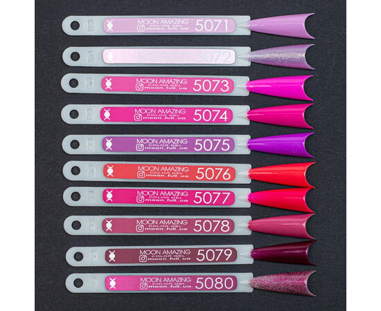 Зображення 2 Гель-лак Moon Full Amazing Color Gel polish 5074, 12 мл , Об'єм (мл, г): 12, Колір: 5074