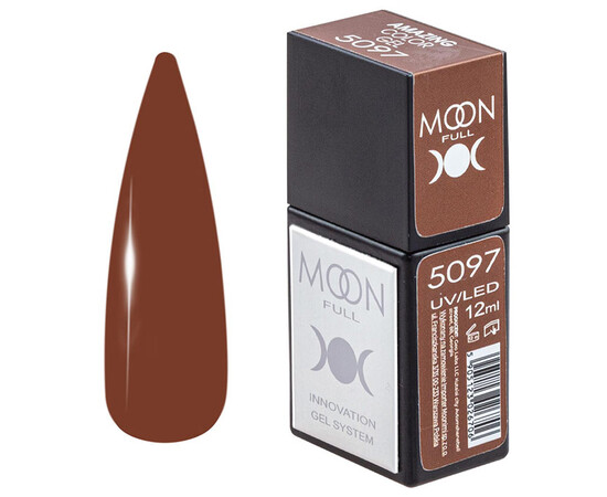 Зображення  Гель-лак Moon Full Amazing Color Gel polish 5097, 12 мл , Об'єм (мл, г): 12, Колір: 5097