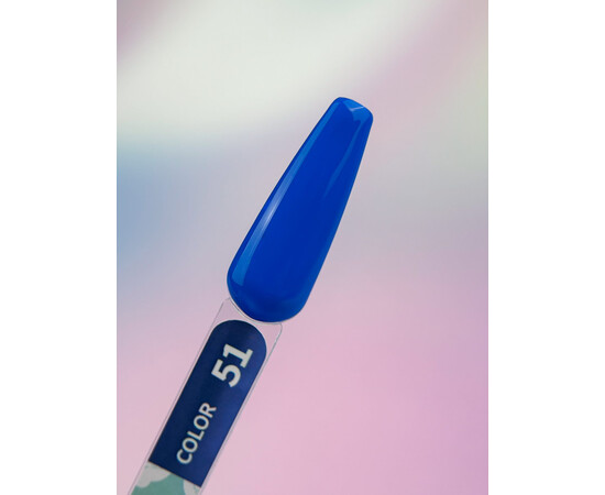 Зображення 2 Гель-лак You Are Cute Color Gel 051 холодний синій, 5 мл, Об'єм (мл, г): 5, Колір: 051