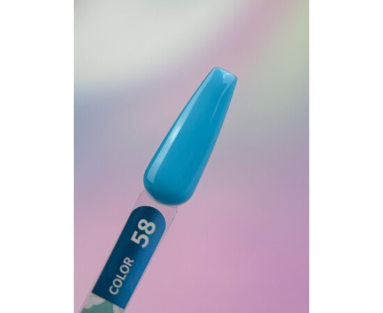 Зображення 2 Гель-лак You Are Cute Color Gel 058 блакитна бірюза, 5 мл, Об'єм (мл, г): 5, Колір: 058