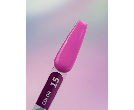 Зображення 2 Гель-лак You Are Cute Color Gel 015 світлий рожевий барбі, 5 мл, Об'єм (мл, г): 5, Колір: 015