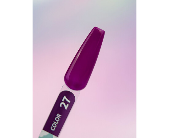 Изображение 2 Гель-лак You Are Cute Color Gel 027 фиолетовая фуксия, 5 мл, Объем (мл, г): 5, Цвет: 027