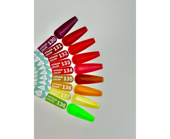 Изображение 5 Гель-лак You Are Cute Color Gel 131 красный витражный бордо, 5 мл, Объем (мл, г): 5, Цвет: 131