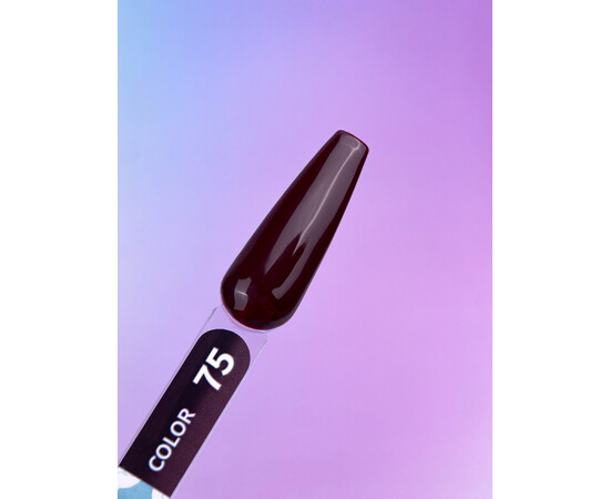 Зображення 2 Гель-лак You Are Cute Color Gel 075 шоколадно-бордовий, 5 мл, Об'єм (мл, г): 5, Колір: 075