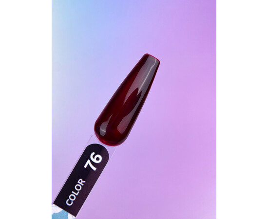 Изображение 2 Гель-лак You Are Cute Color Gel 076 бордовый, 5 мл, Объем (мл, г): 5, Цвет: 076
