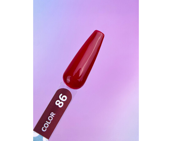 Изображение 2 Гель-лак You Are Cute Color Gel 086 вишнево-красный, 5 мл, Объем (мл, г): 5, Цвет: 086