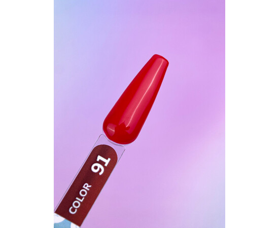 Зображення 2 Гель-лак You Are Cute Color Gel 091 яскравий червоний, 5 мл, Об'єм (мл, г): 5, Колір: 091