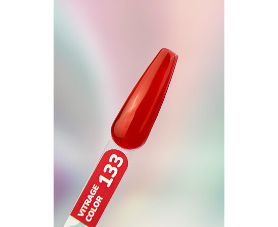 Зображення 2 Гель-лак You Are Cute Color Gel 133 яскравий червоний вітражний, 5 мл, Об'єм (мл, г): 5, Колір: 133