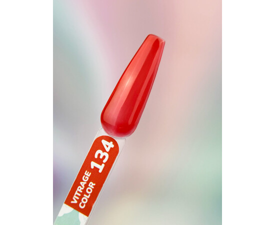 Зображення 2 Гель-лак You Are Cute Color Gel 134 кораловий вітражний, 5 мл, Об'єм (мл, г): 5, Колір: 134