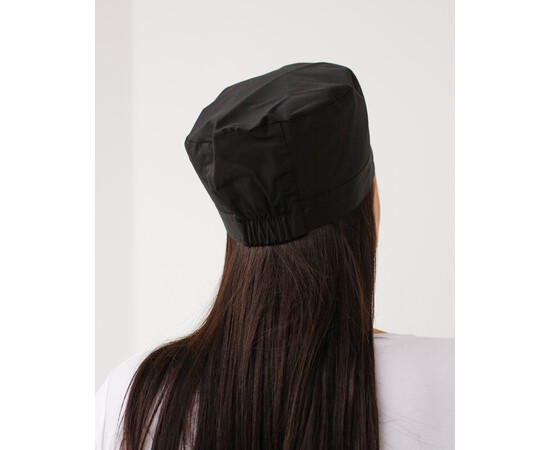 Зображення 3 Медична шапочка чорна (Elitе Stretch), "БІЛИЙ ХАЛАТ" 169-321-758, Цвет: чорний